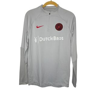 Nike Portland Thorns TEAM ISSUED Dri-Fit 1/4 Zip Jacket Women’s Small NWSL
